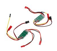 ERYUE Cepillado Dual Vía ESC Bidireccional para el Tanque Modelo RC 130 180 Motor Cepillado, Liviano, 2 Motores Control de Rotación Diferencial, Protección contra Sobrecalentamiento,