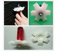 ERYUE Condensador de Aire Radiador Evaporador Enderezador de Aletas Peine Rastrillo Herramienta Limpieza Eficiente para Tipo Recto, Fácil Usar para Profesionales HVAC Material Plástico (Como se