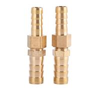 ERYUE Conector de Enchufe Reductor de Latón, Espiga para Manguera Resistente Al Desgaste para Mantenimiento Tuberías, 3 Tamaños Disponibles, Apto Accesorios Tuberías Químicas (8-10mm)