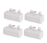 ERYUE Conector Industrial Divisor Principal HighPower para Cableado de Medidor Eléctrico de Interruptor Luz Techo, Bloque Terminales Cableado en Forma T 4 Piezas 400 V 60 A, Rango 1-6 mm² (#2)