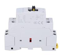 ERYUE Contactor de CA Doméstico Interruptor Ultrasilencioso BCH8-25M para un Ambiente Súper Silencioso Adecuado para la Mayoría de las áreas Control Eléctrico Edificios Función Manual 2P25A 24V (2NO)