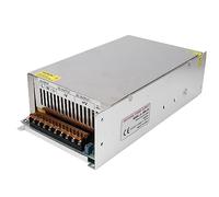 ERYUE Controlador de Fuente de Alimentación Interruptor Tira Luz LED DC48V Baja Ondulación Eficiente para Automatización Industrial Aleación Aluminio para Ingeniería Radio CCTV (S