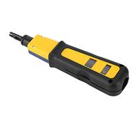 ERYUE Cortador de Cables Herramienta Perforadora de Acero Eficiente para Módulo Telefónico Red y 110 Módulos con Cabezal Cortador Desmontable para Ingenieros Plástico