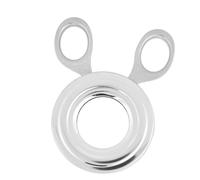 ERYUE Cortador de Huevos de Acero Inoxidable, Tijera Cáscara Huevo Cocido, Accesorio Cocina, Pulido Espejo Resistente Al óxido, Herramienta Cocina Fácil Pelar