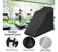 ERYUE Cubierta para Cinta de Correr, Impermeable, a Prueba de Polvo, Tela Oxford con Revestimiento Plateado para Máquina Deportiva Correr, Uso en Interiores