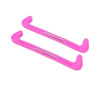 ERYUE Cubiertas de Plástico Ajustables para Cuchillas de Patines Hielo, Protectores Cuchillas para Patinaje Artístico, Zapatos Hockey, Tamaño Rosa, 31x6x1,8 Cm Patinadores (Rosa)