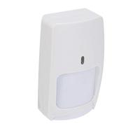ERYUE Detector de Sensor de Microondas PIR con Cable, Alarma Antifalsa, Alarma Seguridad para el Hogar para Inmunidad a Mascotas, Color Blanco