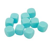 ERYUE Divertido Juego de Dados en Blanco para Juegos de Mesa, Aprendizaje Matemáticas, Dados Plástico Duradero 6 Caras para Manualidades en el Aula, 30 Piezas Juguetes Interactivos Padres e Hijos (#2)