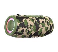 ERYUE el RGB Potente del Altavoz bajo 80W Enciende el Altavoz Inalámbrico de Gran Tamaño de 76m M para los Acontecimientos Al Aire Libre (Camuflaje)