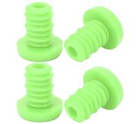 ERYUE empuñaduras de Manillar de Bicicleta, Tapones Extremos, par Ligero Resistente a la Presión para Manillar Bicicleta, Diámetro 22,2mm, Fácil Instalar (Verde)