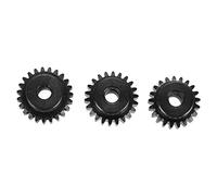 ERYUE Engranajes de Piñón de Motor RC Combinados Acero Cromado Duradero a Prueba Herrumbre para Automóviles 1/10, 48DP 3,175 Mm 13-15T 16-18T 19-21T, Entusiastas los Automóviles RC (21T 22T 23T)