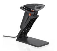 ERYUE Escáner de Código de Barras Portátil con Conexión por Cable para MacOS, Teclados Varios Países, Negro