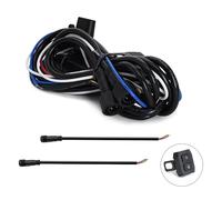 ERYUE Focos de Cableado, Interruptor de Encendido y Apagado, Ajuste Universal para Barra Luz LED Motocicleta, Kit Cableado Fácil Instalación para Entusiastas del Bricolaje