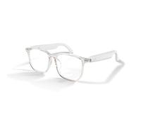 ERYUE Gafas Inteligentes Lente de Bloqueo de Luz Azul Altavoz BT5.4 Asistencia Voz para Hombres Mujeres Diseño Oído Abierto para Trabajo Oficina Conducción Diseño Elegante y Práctico (Luz Anti-Azul)