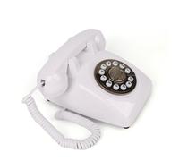 ERYUE Grabadora Telefónica con Libro de Mensajes de Audio Retro con Almacenamiento 120 Horas - Regalo Despedida Soltera (Blanco)