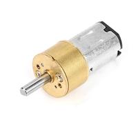 ERYUE Gran Momento de Fuerza Mini Gear Motor, Motor de Baja Velocidad de Baja Velocidad Motor de CC 6V, Caja de Engranajes de Metal 14 Mm para Bricolaje Robot, Bobina de Alambre de (6V 60 RPM)