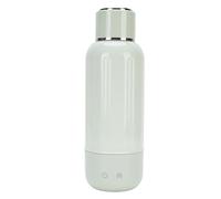 ERYUE Hervidor Eléctrico Portátil para Coche con Calentamiento Rápido, Taza Calentadora de Agua Recargable Inalámbrica de 500 Ml con 5 Ajustes Temperatura para Viajes Camping, Jarra Acero Inoxidable