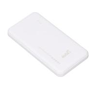 ERYUE Hotspot Móvil WiFi 4G LTE de Alto Rendimiento a 300 Mbps con Ranura para Tarjeta SIM, Batería de 10.000 MAh, Banco Energía, Enrutador WiFi para Viajeros Dormitorios, Blanco, 14,5 X 7,5 X 2 Cm