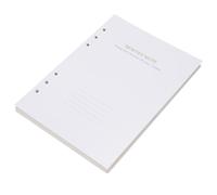 ERYUE Inserto de Papel de 6 Orificios Diseño Plano Fácil Usar 128 Páginas para Recarga Libros Notas, Adecuado para Organizar Pensamientos e Ideas
