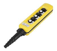 ERYUE Interruptor de Botón de Polipasto Cadena Grúa, Controlador Colgante Elevación, Seguro y Confiable para Operación Polipasto, Operación con 1 Mano