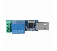 ERYUE Interruptor Inteligente USB, Chip de Control CH340, Chip Microcontrolador de Alto Rendimiento, Módulo de relé de 5 V para Automatización del Hogar con Protección contra