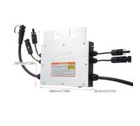 ERYUE Inversor de Conexión a Red Solar Micro con Medidor de Alta Precisión y Control WiFi para Uso Doméstico Metal, Inversor Conexión a Red Solar 700 W para Inversores Potencia, IP65 Prueba Agua