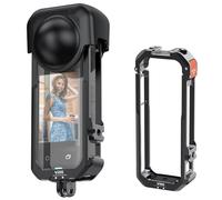 ERYUE Jaula de Cámara Avanzada de Aleación Aluminio con Protección Integral y Protector Lente para Vloggers X4