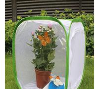 ERYUE Jaula para Insectos Plegable Ventilada con Apertura de Cremallera para Observar Insectos Estudiantes y Familias