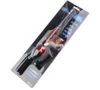 ERYUE Juego Combinado de Caña y Carrete de Pesca Telescópicos Carbono para Agua Salada, Lubina, Trucha, Salmón, Bagre, Caña Pescar Portátil Liviana para Adolescentes y Adultos, Color Negro (Negro)