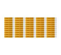 ERYUE Juego de 50 Piezas Confiables de Resistencia Térmica Película Delgada para Monitoreo Temperatura Redes Comunicación Película Metálica para Energía Aeroespacial Automotriz (M