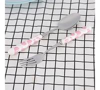 ERYUE Juego de Vajilla para Niños de Acero Inoxidable con Caja, Cubiertos Cocina Primera Calidad con Cuchillo, Tenedor y Cuchara para Uso en Niños, Hogar y Restaurante (Rosado)