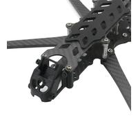 ERYUE Kit de Marco de Dron Fibra Carbono FPV 8 Pulgadas y 375mm True X Design Adecuado para Vuelo Estilo, Batería Montada en la Parte para un CG óptimo