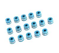 ERYUE Kit de Sellos de Vástago de Válvula Juego de 16pcs, Piezas de Sellado de Fluororrubber para el Motor GM V8, Adecuado para/BBC/SBF/BBF