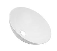 ERYUE Lavabo de Vaso de Acrílico Moderno, Orificio Desagüe 2in, 129.1mm | Fácil de limpiar, Material duradero, Diseño elegante, Para baños de caravanas