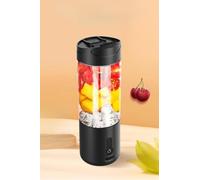 ERYUE Licuadora Eléctrica Portátil Compacta, Exprimidor de 530ml de Capacidad, Potente Motor para Cocina, Deportes, Viajes, Negro