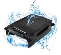 ERYUE Limpiador robótico inalámbrico con energía solar con carga dual 2 modos de limpieza Función automática de evitación de obstáculos y escape Robot skimmer de piscina recargable con batería de 2500