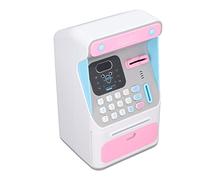 ERYUE Máquina Electrónica del Banco del Dinero con la Caja Fuerte de la Contraseña y el Carrete Automático Billete para los Niños