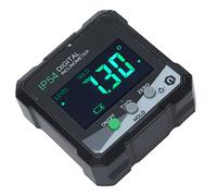 ERYUE Medidor de ángulo Electrónico LCD, Inclinómetro de Calibre Biselado para Maquinaria Carpintería, Transportador Digital Magnético