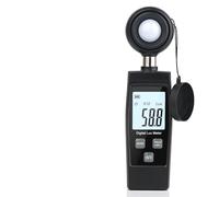 ERYUE Medidor de Lux Digital Iluminómetro Portátil para Uso en Interiores/Exteriores Fotómetro de Mano con Retención Datos MAX/MIN para Plantas Jardín en el Hogar LED - Material ABS