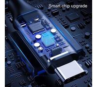 ERYUE Medidor de Potencia USB Profesional, Probador de Datos Claros, Monitoreo 6 en 1, Adecuado para Cargadores y Medidor Prueba Negro Plástico Energía Móvil (Blanca)