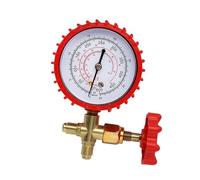 ERYUE Medidor de Refrigerante Herramienta Ajustable de Presión Duradera para Reparación Aire Acondicionado R134 R404 Una Variedad Refrigerantes Aleación Aluminio (tipo de alta presión)