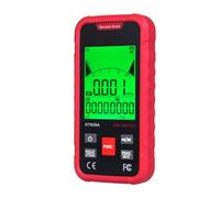 ERYUE Medidor EMF Batería de Larga Duración Portátil Fácil de Usar Detector Radiación Campo Electromagnético ABS Rojo para Mediciones sobre la Marcha (HT628A)