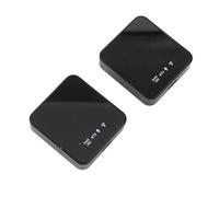 ERYUE Micrófono Inalámbrico Portátil con Cancelación de Ruido para Transmisión en y Grabación de Vídeo, Micrófono con Abrazadera para Vlogs ASMR, Sonido Omnidireccional 360°, Negro (Tipo 2)