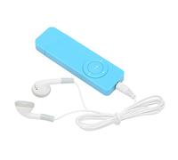 ERYUE Mini Reproductor MP3 con Sonido sin Pérdidas, Soporte de 64 GB, Batería de Larga Duración, Compacto y Portátil, Escuchar Novelas, Reproductor MP3, Reproductor de Música, (Azul)