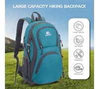 ERYUE Mochila Duradera para Montañismo Al Aire, Resistente Al Agua, 20 L, para Senderismo, Escalada, Camping, Tela Oxford, Lago/Cielo Viajar (#6)
