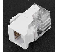 ERYUE Módulo CAT3 RJ11 Transmisión de Señal Duradera para Ingeniería de Redes Cableado Integrado 5 Módulos ABS para Uso en Oficina/hogar