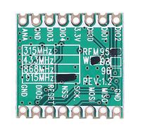 ERYUE Módulo Transceptor RF96, Lectura Remota de Medidores, Automatización del Hogar, Módulo Receptor Inalámbrico Lora, Tecnología Popu Lora RF para Larga Distancia y Bajo Consumo