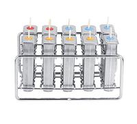 ERYUE Molde de Helado de Acero Inoxidable, Fabricante Bricolaje Duradero para Suministros Cocina para el Hogar, Kit Fabricación Paletas Saludables Niños y Amigos