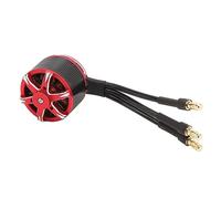 ERYUE Motor sin Escobillas C2830, Resistente Al Agua, Alto par y Resistente a la Temperatura, para Aviones Outrunner de ala Fija, Aluminio, Negro y Rojo (850KV)