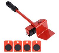 ERYUE Mover Muebles Easy Slides Elevador Resistente para Manipulación Que Ahorra Mano de Obra para Mudanzas del Hogar Material Hierro + ABS Rojo + Negro